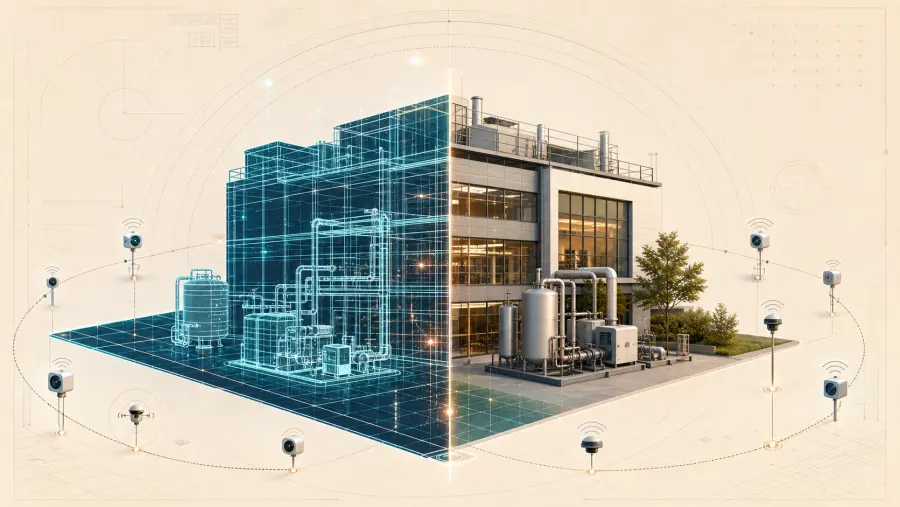 Digital twin and floorplan reconstruction